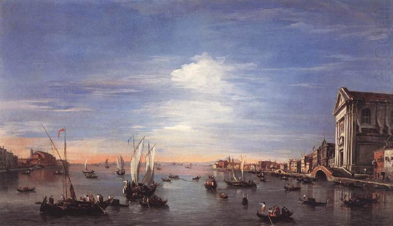 The Giudecca Canal with the Zattere dgh, GUARDI, Francesco